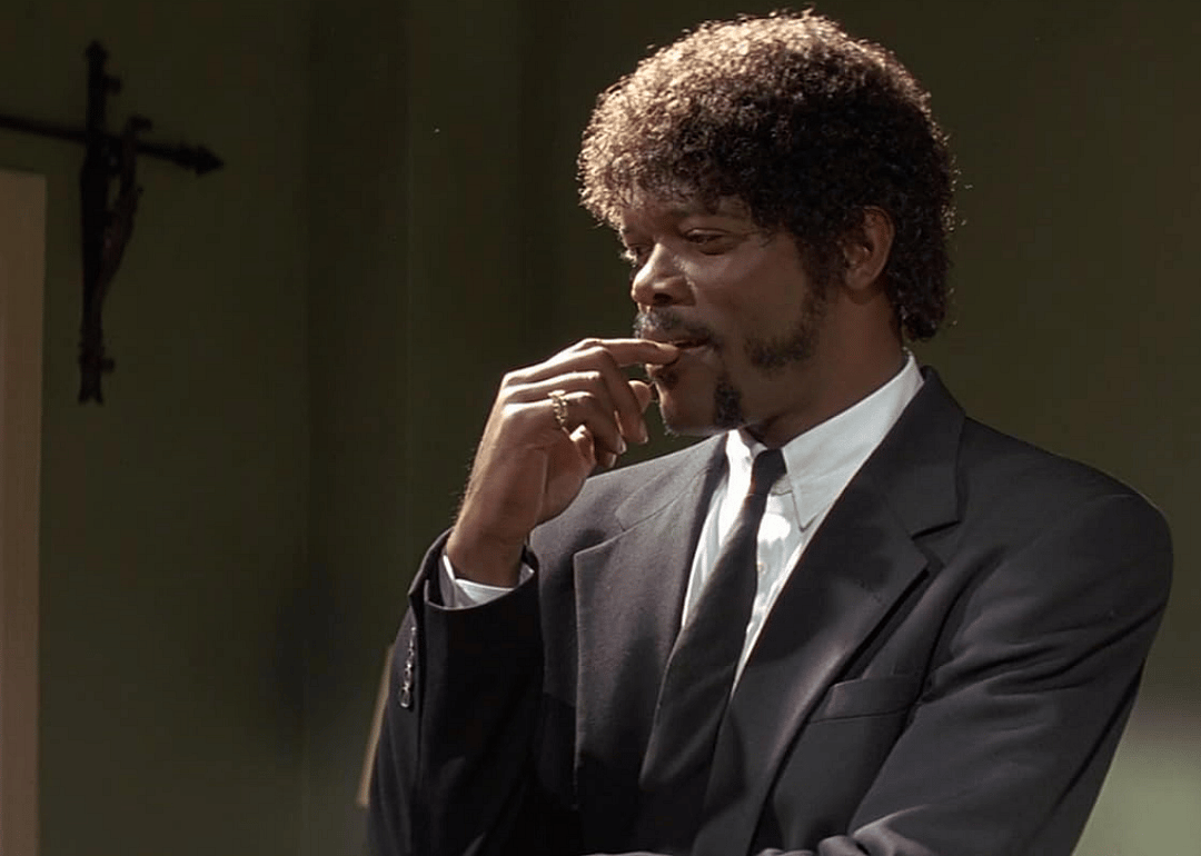Samuel L. Jackson in Pulp Fiction.