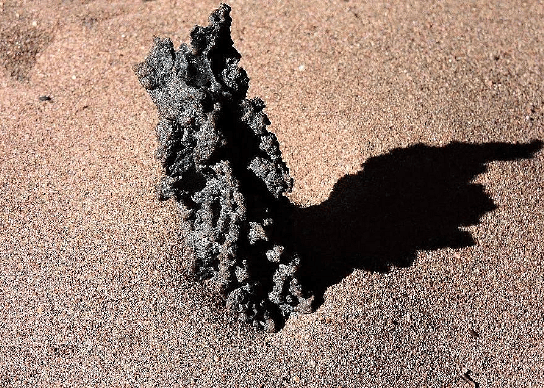 Fulgurites at Great Sand Dunes National Park & Preserve.