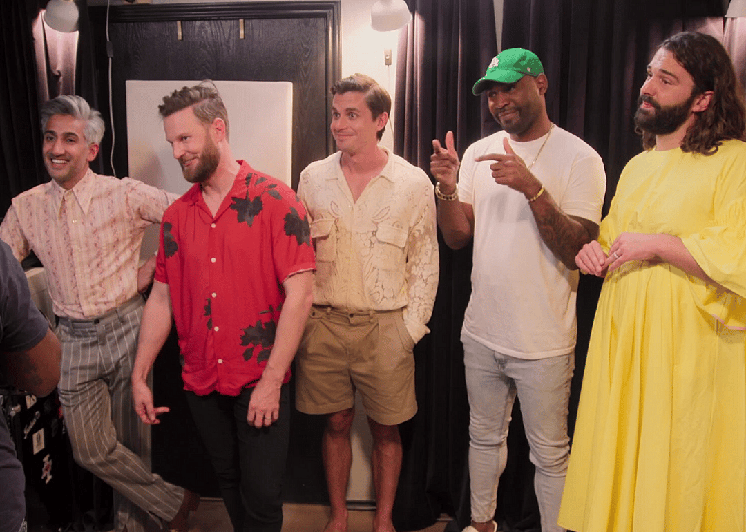 Karamo Brown, Antoni Porowski, Jonathan Van Ness, Tan France, and Bobby Berk in Queer Eye