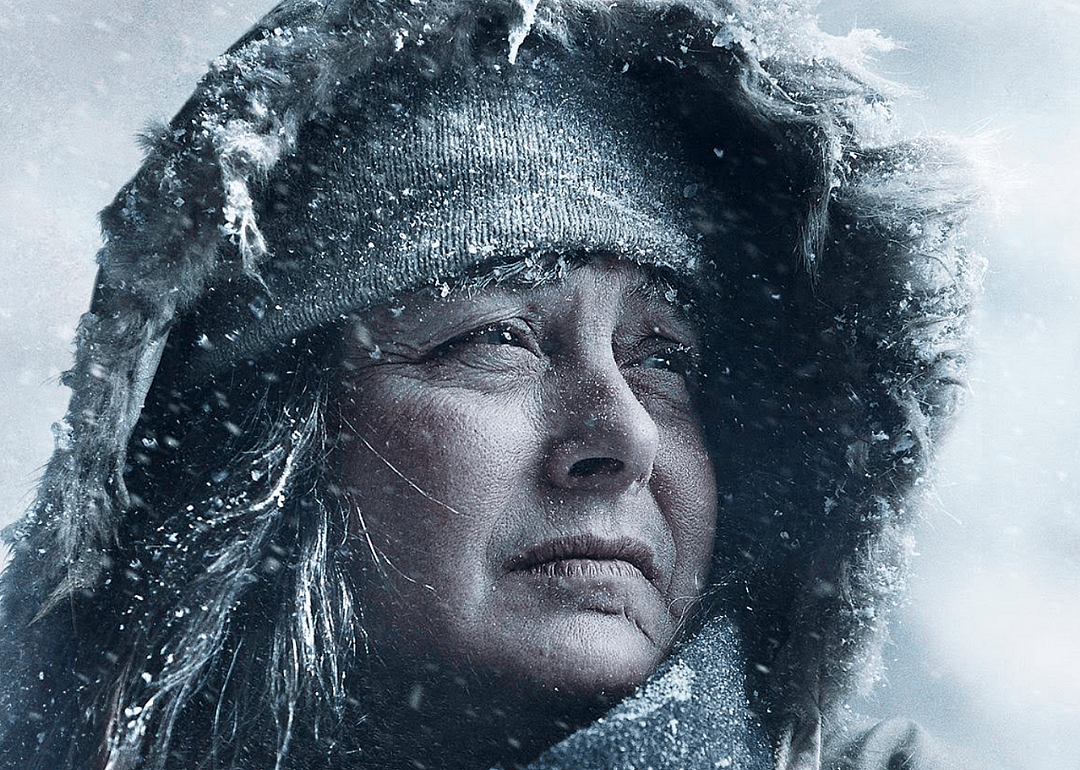 A still image of a woman in Life Before Zero