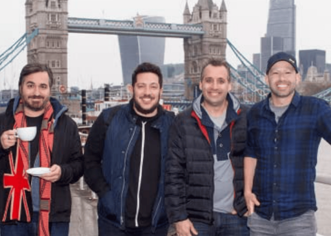 Sal Vulcano, Brian Quinn, James Murray, and Joe Gatto in Impractical Jokers: Inside Jokes