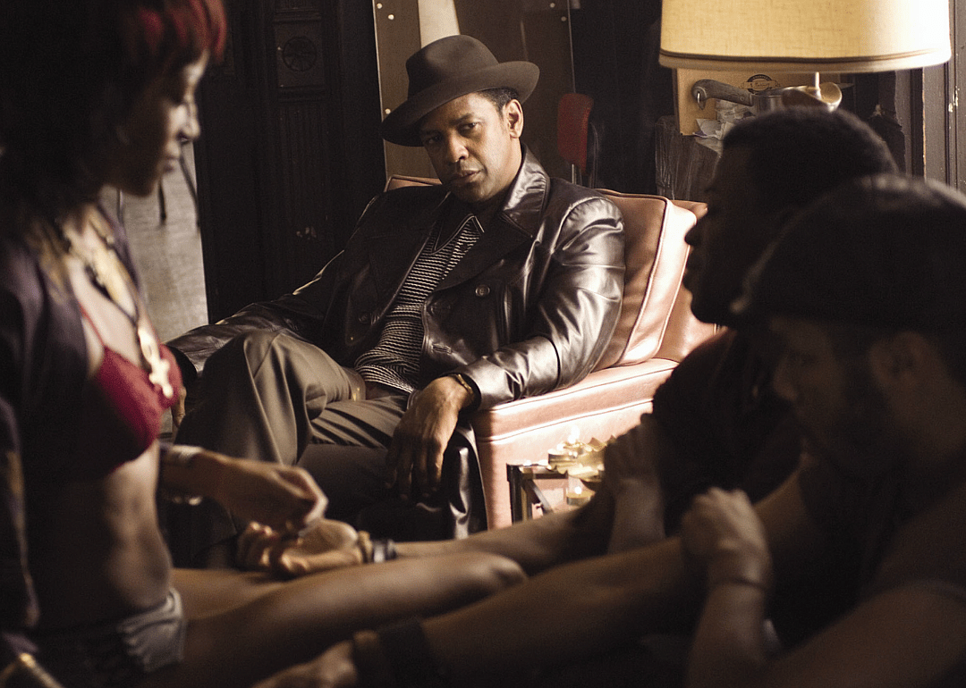Denzel Washington, David Lee, and Frank Lucas in American Gangster
