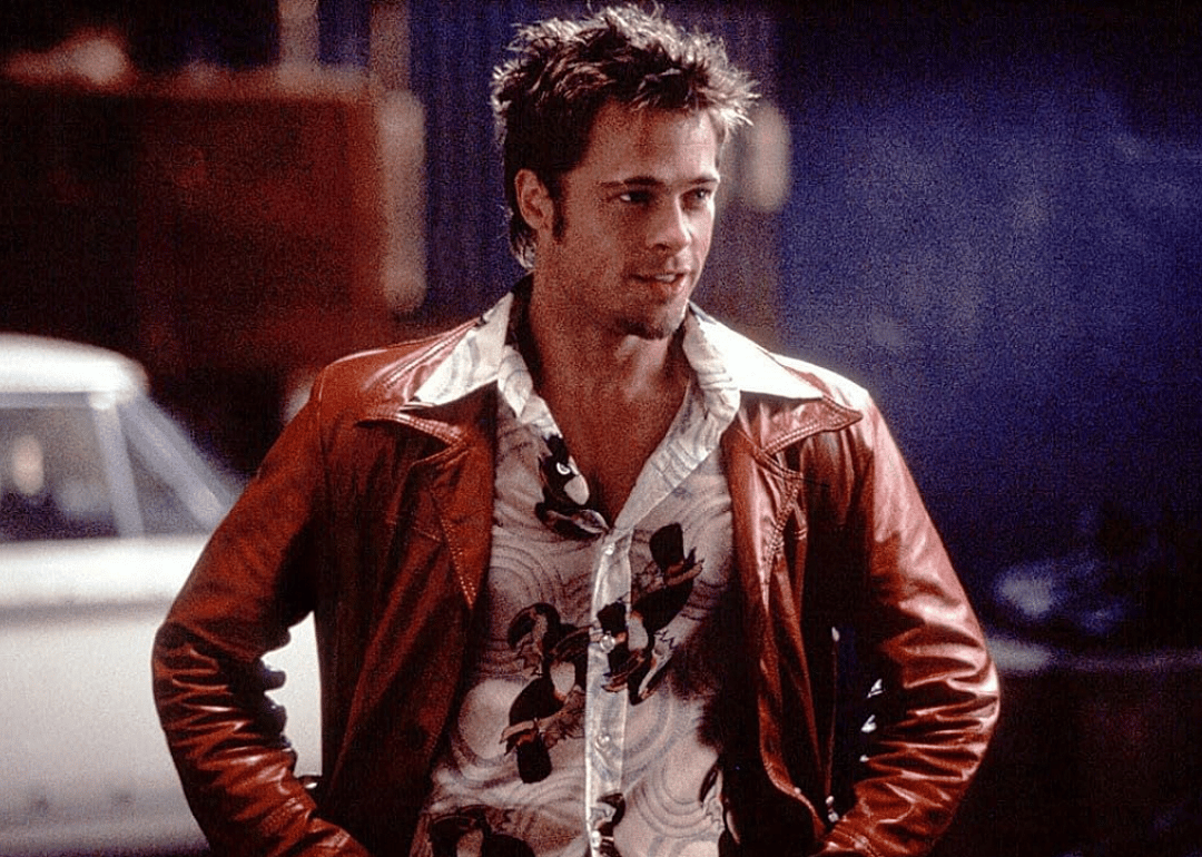 Brad Pitt in Fight Club.