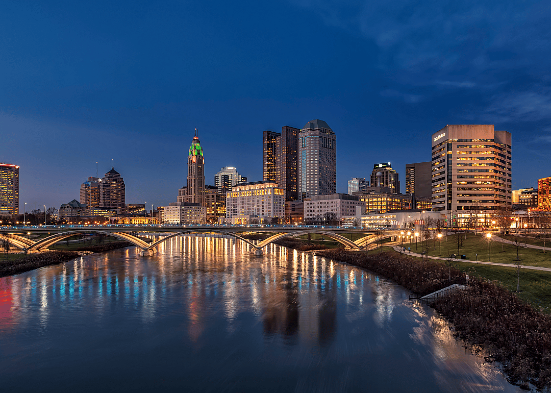 Columbus at night.