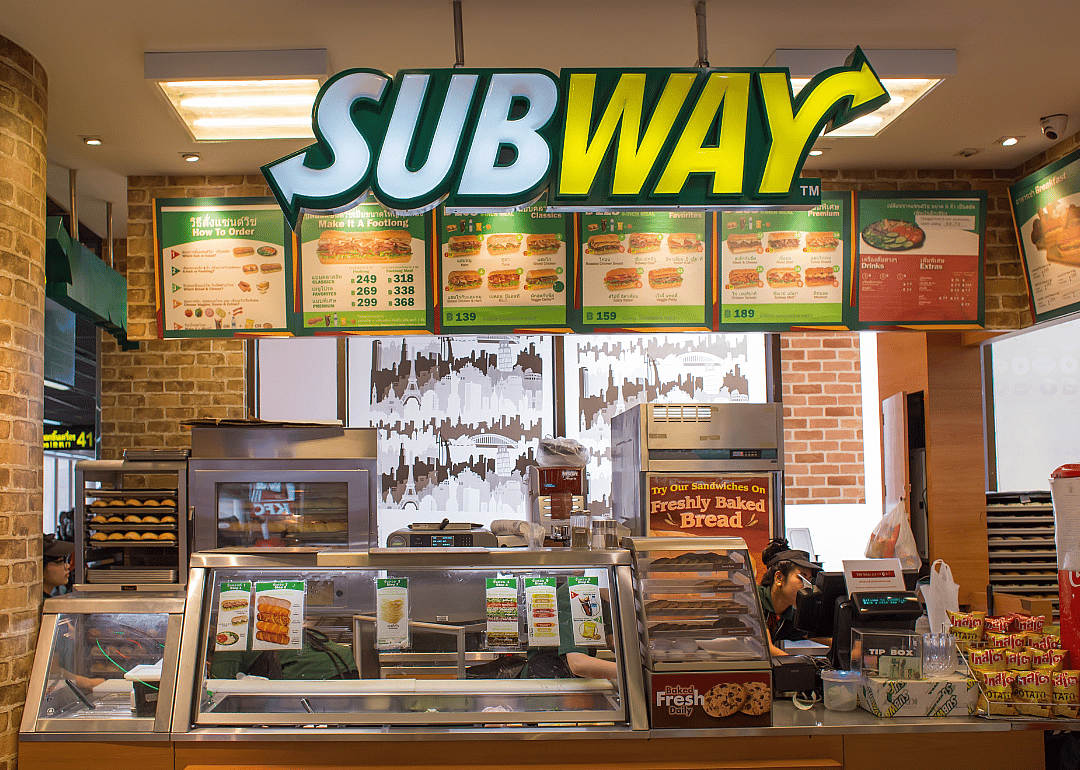 Subway sandwich shop.