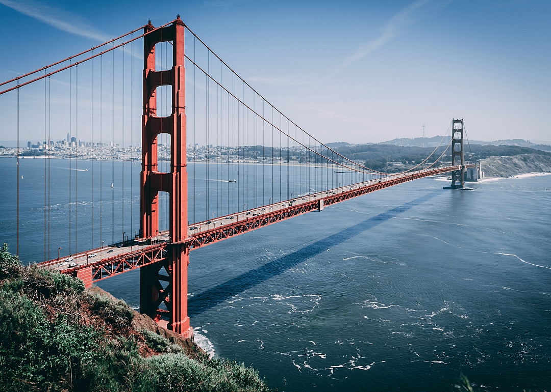 Golden Gate Bridge in San Francisco.