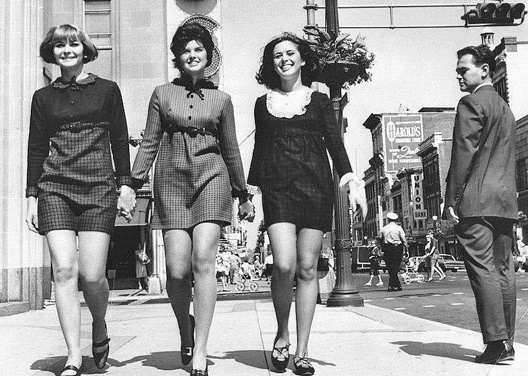 Shortened hemlines