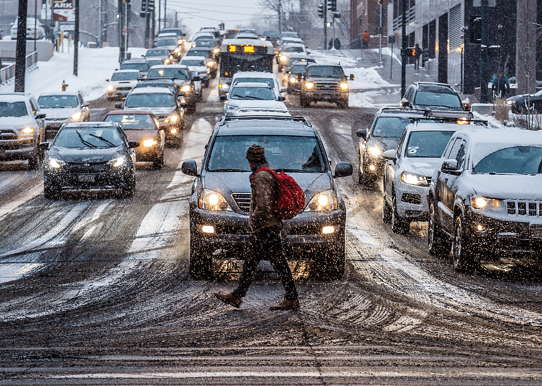 Traffic in Denver, Colorado
