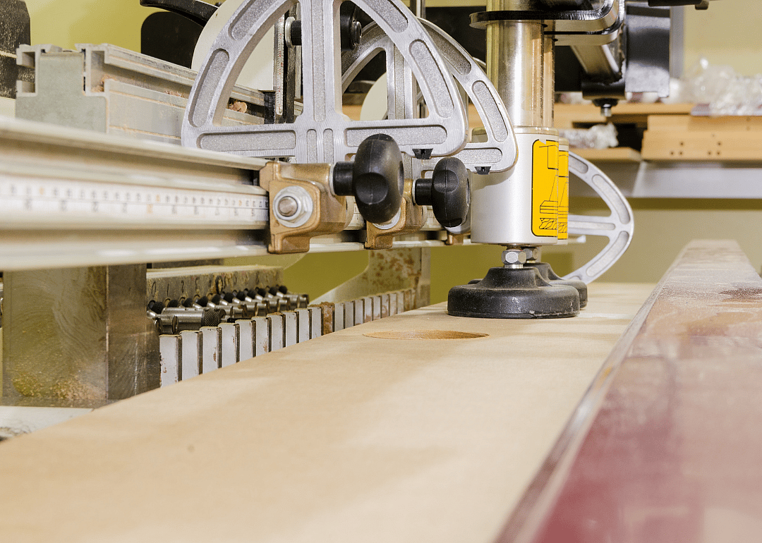 #35. Woodworking machine setters, operators, and tenders, except sawing