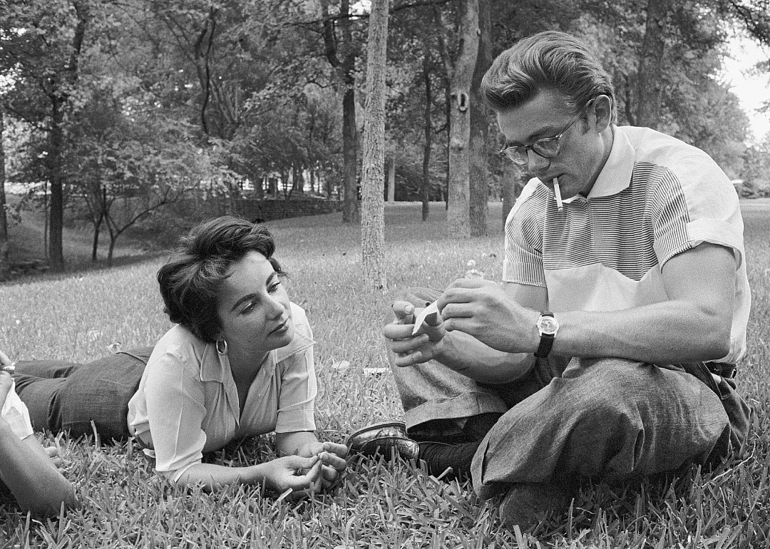 1956: Dean's absence from filming with Rock Hudson and Elizabeth Taylor