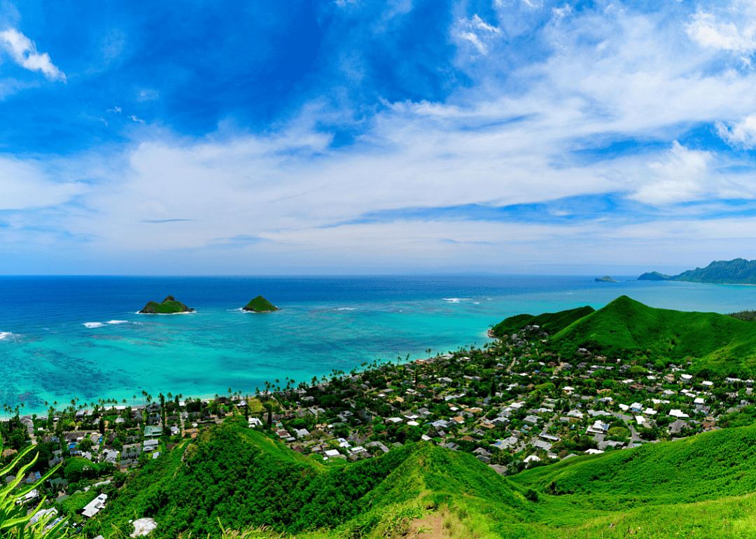 Lanikai Beach in Kailua, Hawaii