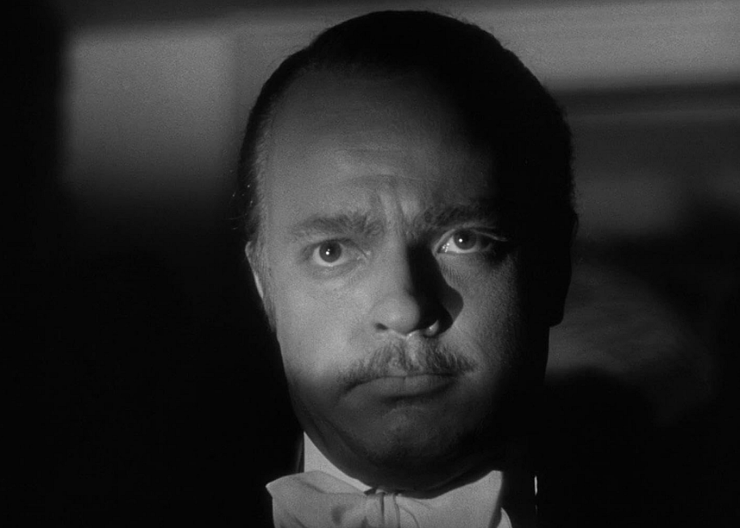 Orson Welles in Citizen Kane.