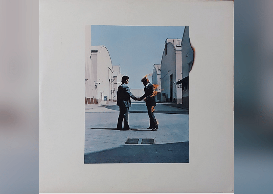 The cover of the "Wish You Were Here" album.