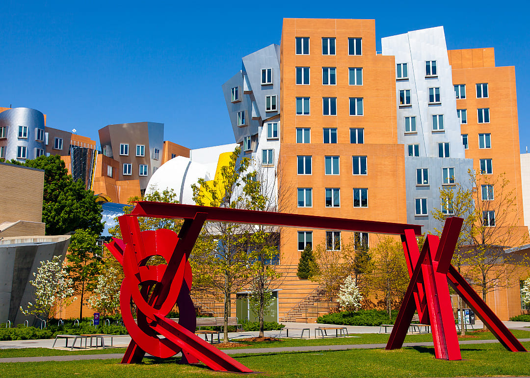 Modern and abstract art and buildings.