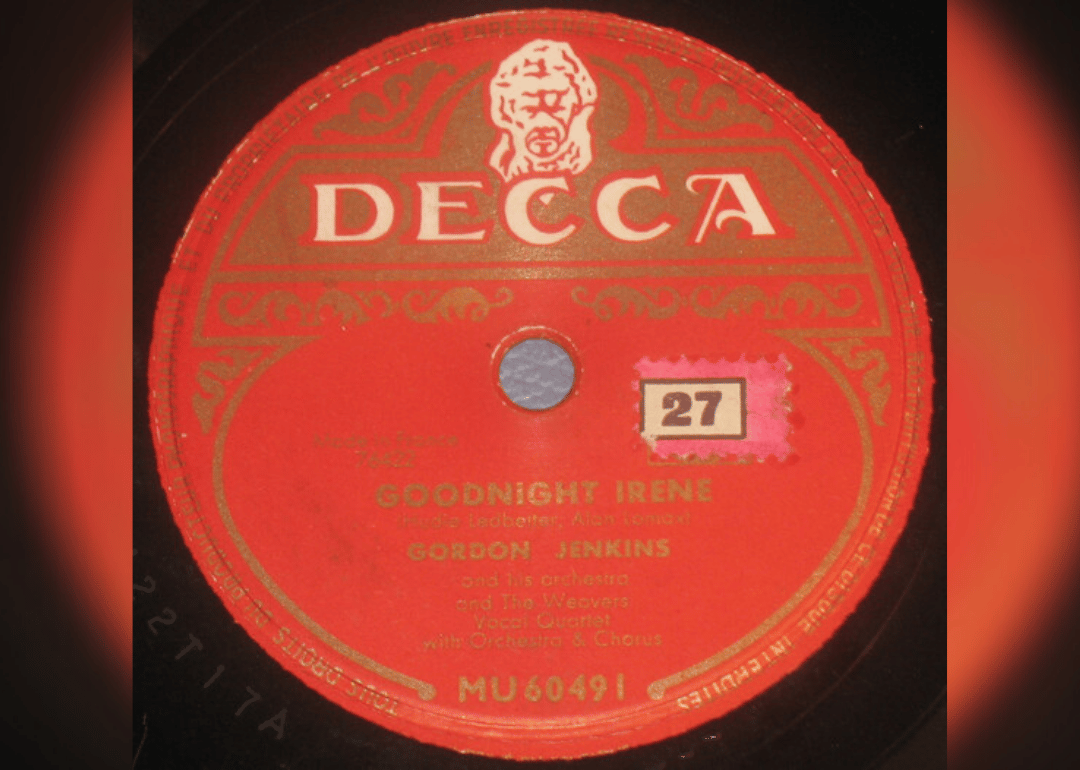 1950: 'Goodnight, Irene' by Gordon Jenkins and The Weavers