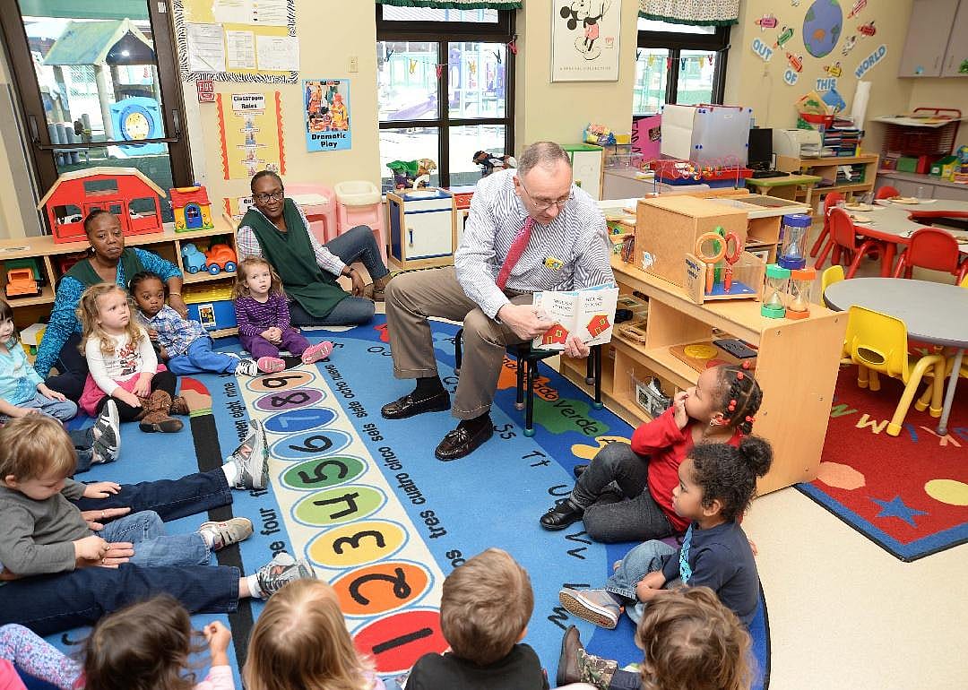 The U.S. has fewer children under 18, but higher school enrolment rates