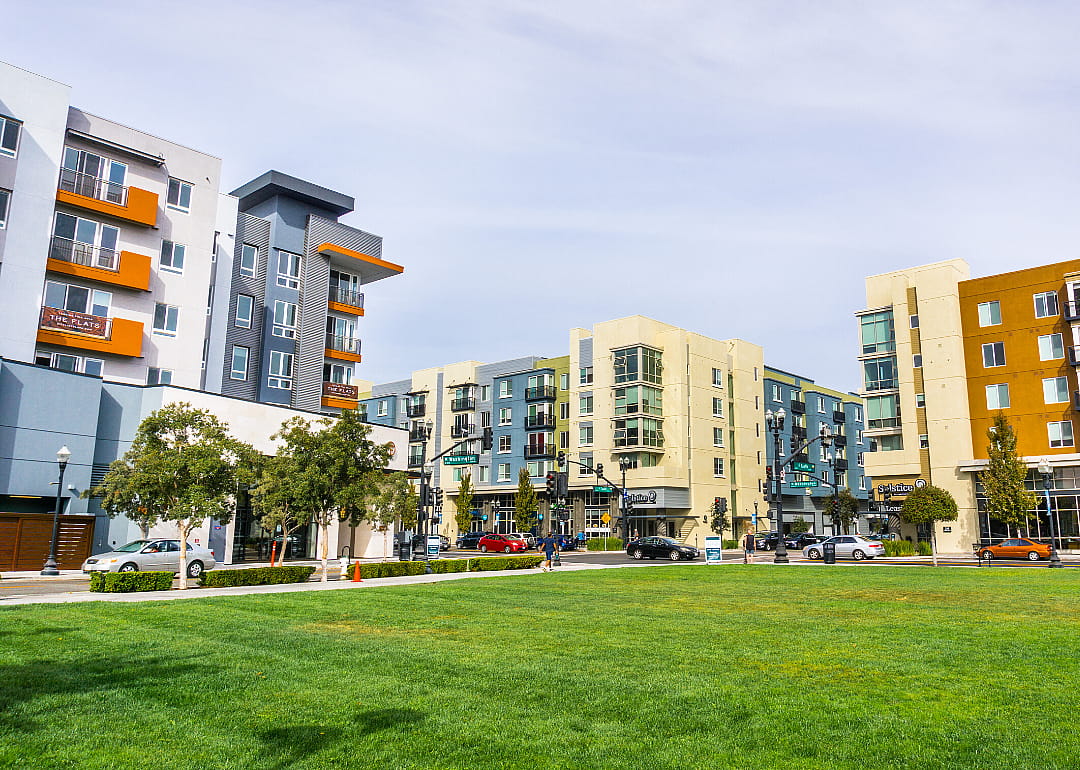 Condos and shops.