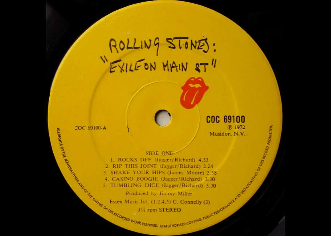 1972: 'Exile on Main St.' by The Rolling Stones