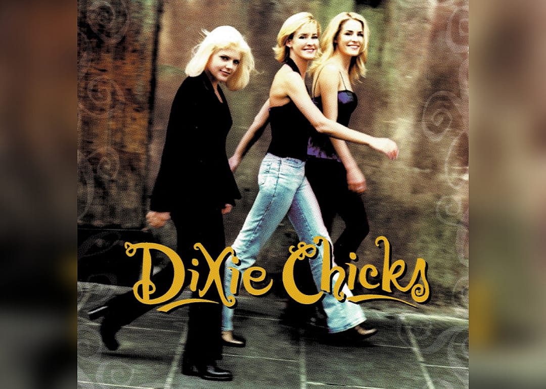The Dixie Chicks walking down the street.