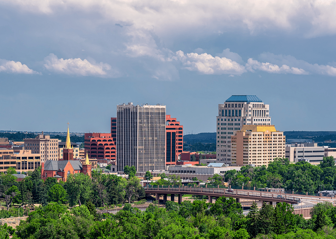Colorado Springs, Colorado, skyline.
