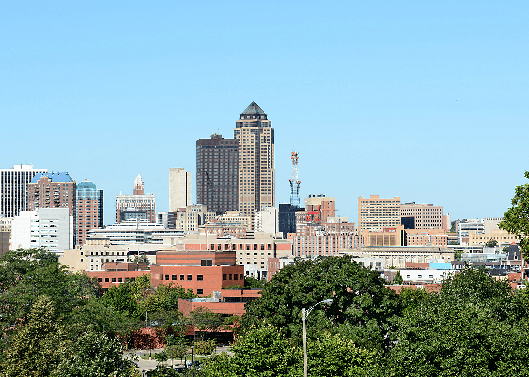 The Des Moines skyline.