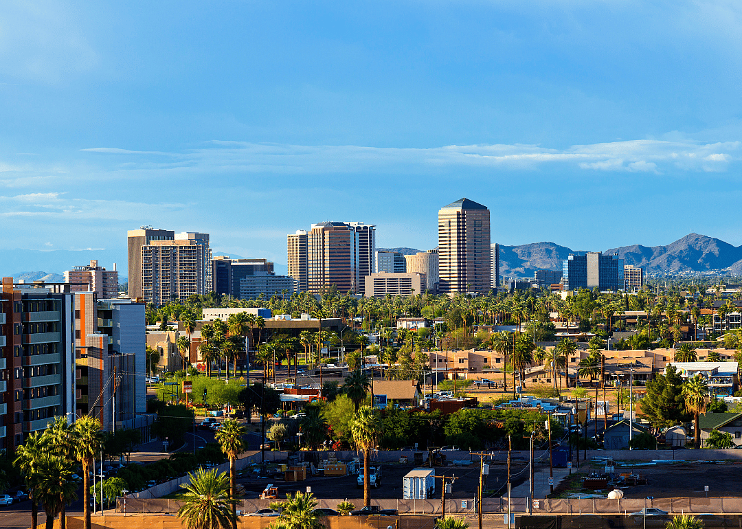 Aerial view of Scottsdale.
