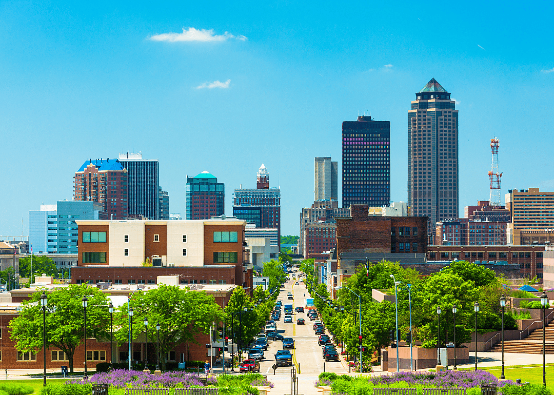 The Des Moines skyline.
