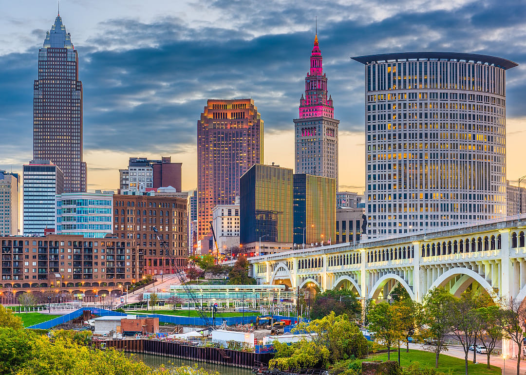Downtown Cleveland, Ohio.