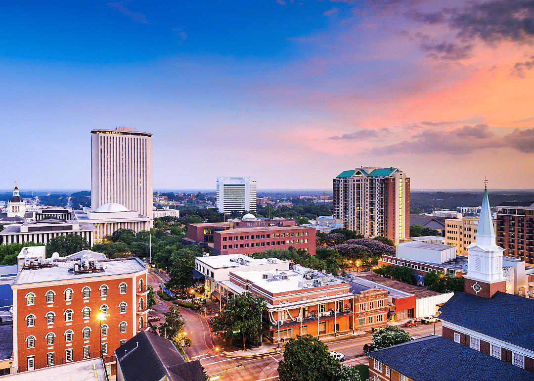An aerial view of Tallahassee.