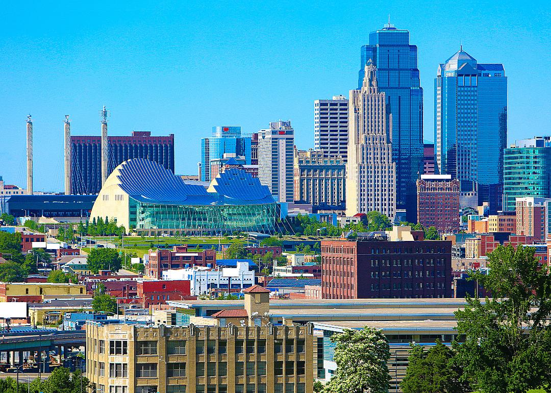 The Kansas City skyline.