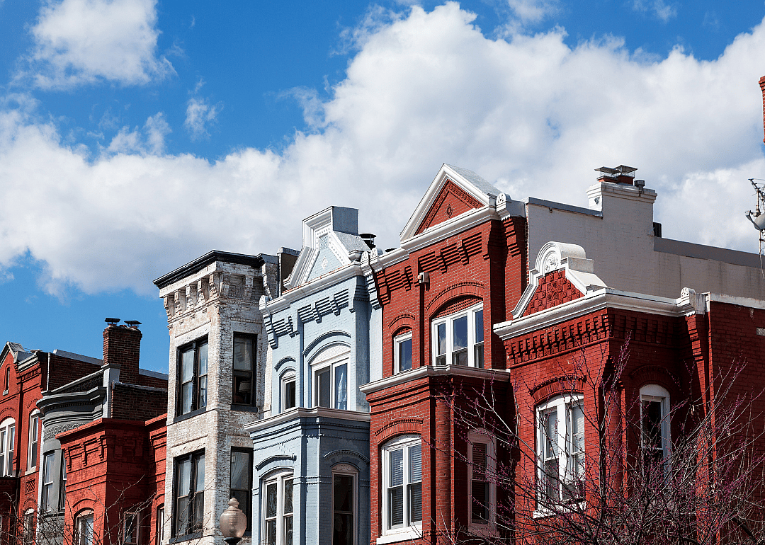 Row houses in DC.