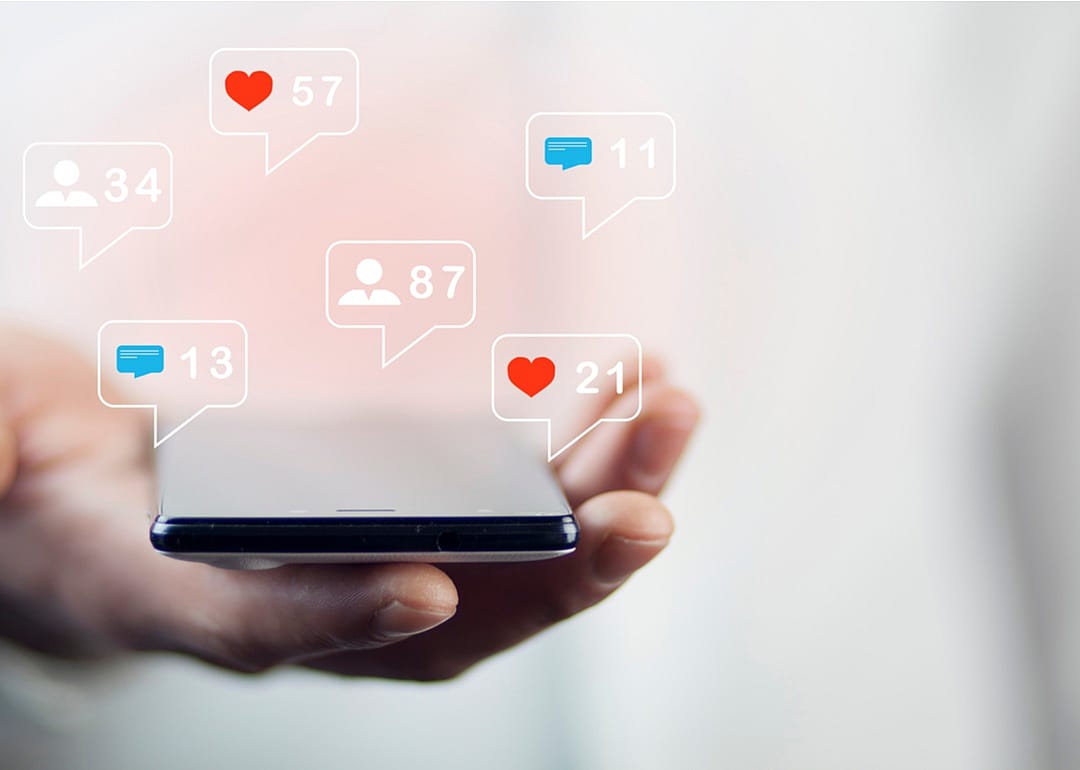 Reviews on company social media sites
