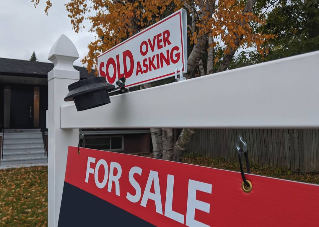 The list-to-sale ratio is above 100%