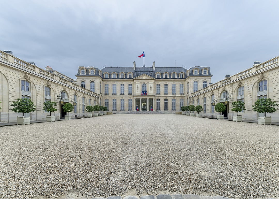 Emmanuel Macron: Elysee Palace