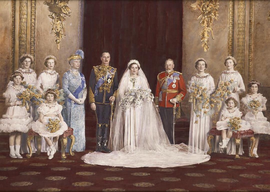1935: A royal wedding portrait