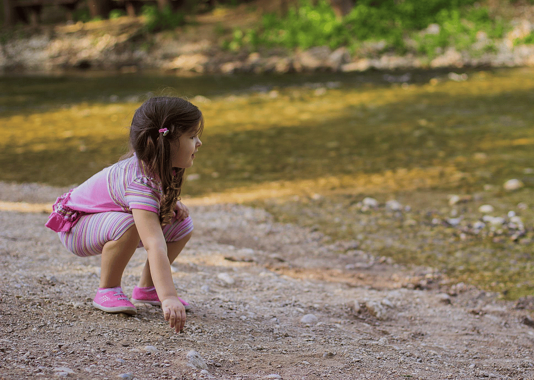 Throwing rocks