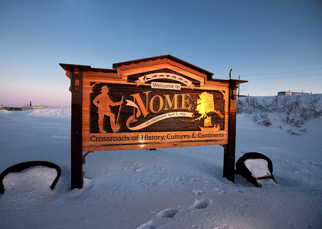 #4. Nome Census Area, AK