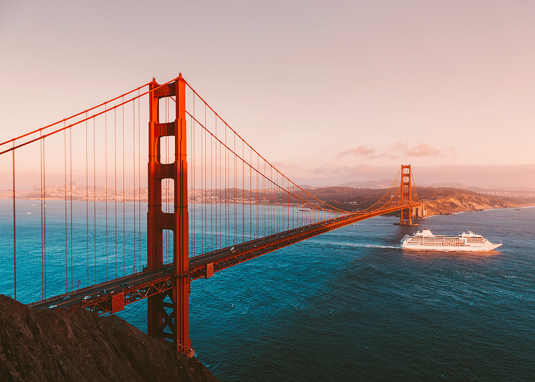 Golden Gate Bridge in San Francisco.