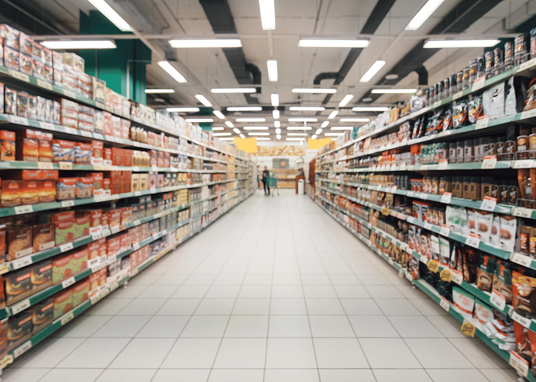 50% of people are visiting grocery stores less frequently