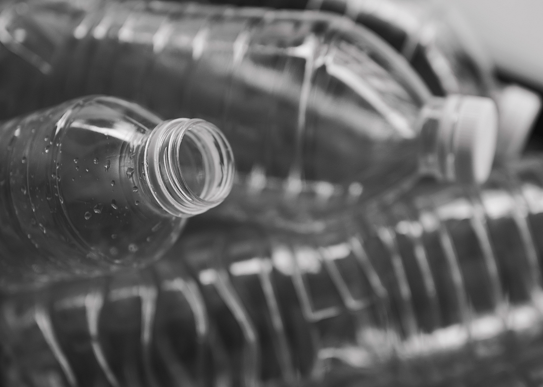 Plastic water bottle