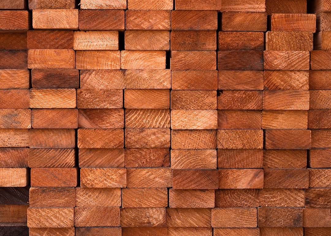 One lumber board