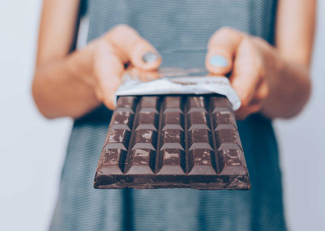 One chocolate bar