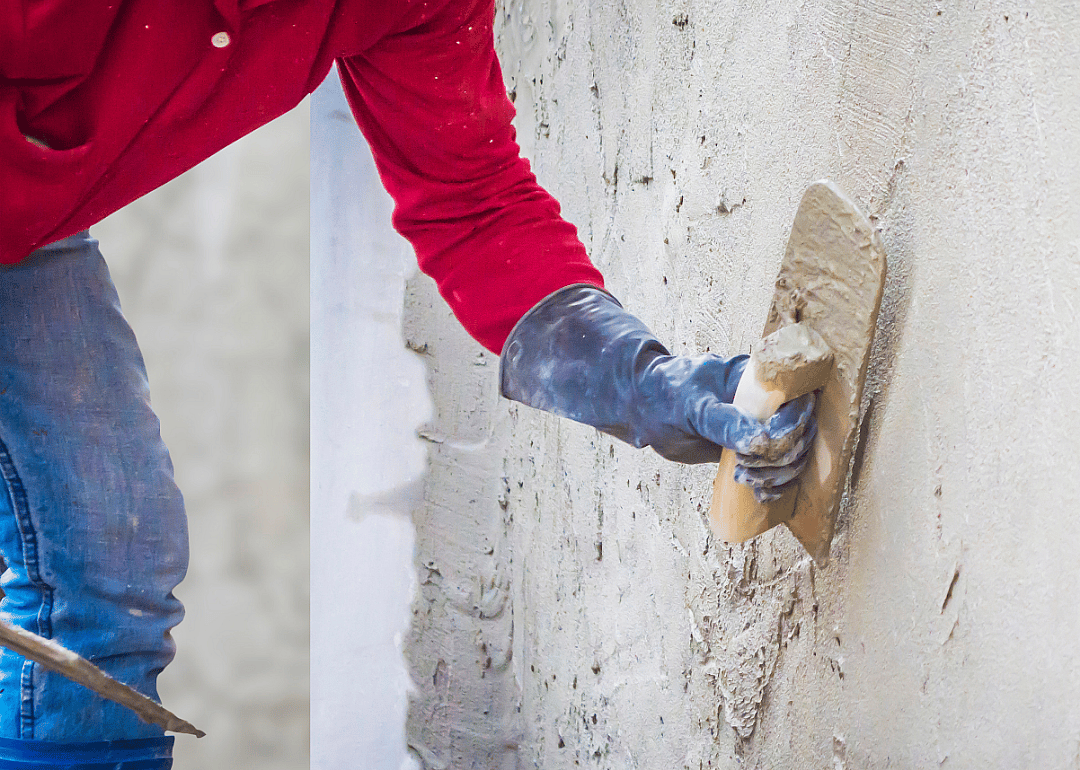 #25. Plasterers and stucco masons