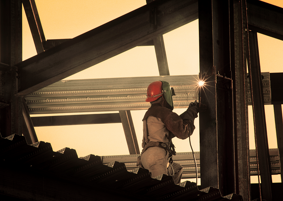 #10. Structural iron and steel workers