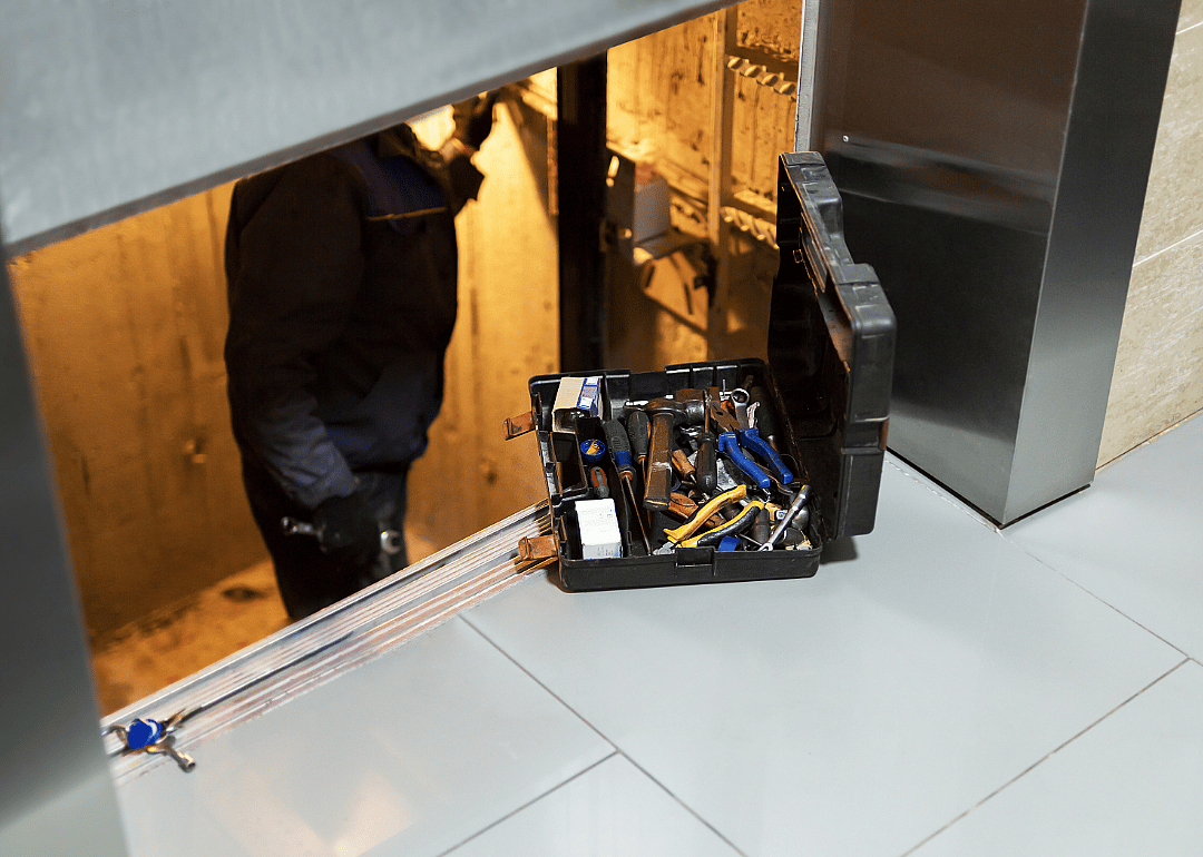 #1. Elevator and escalator installers and repairers
