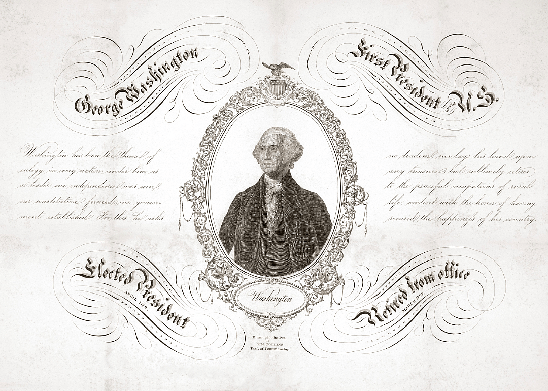 1789: Washington wins unanimously
