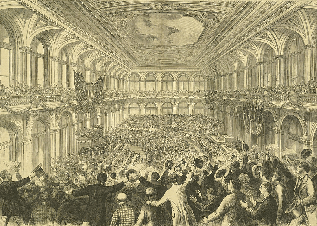 1831: First convention to nominate candidates for president