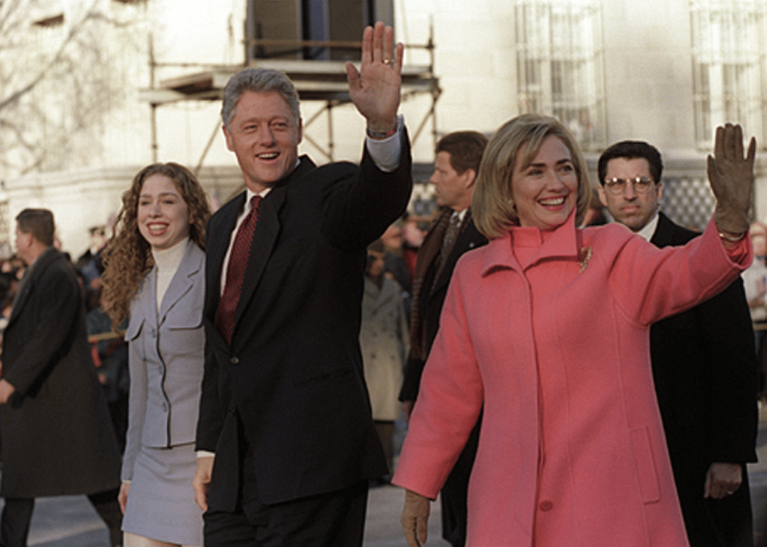 1996: First Democrat to serve a second term since FDR