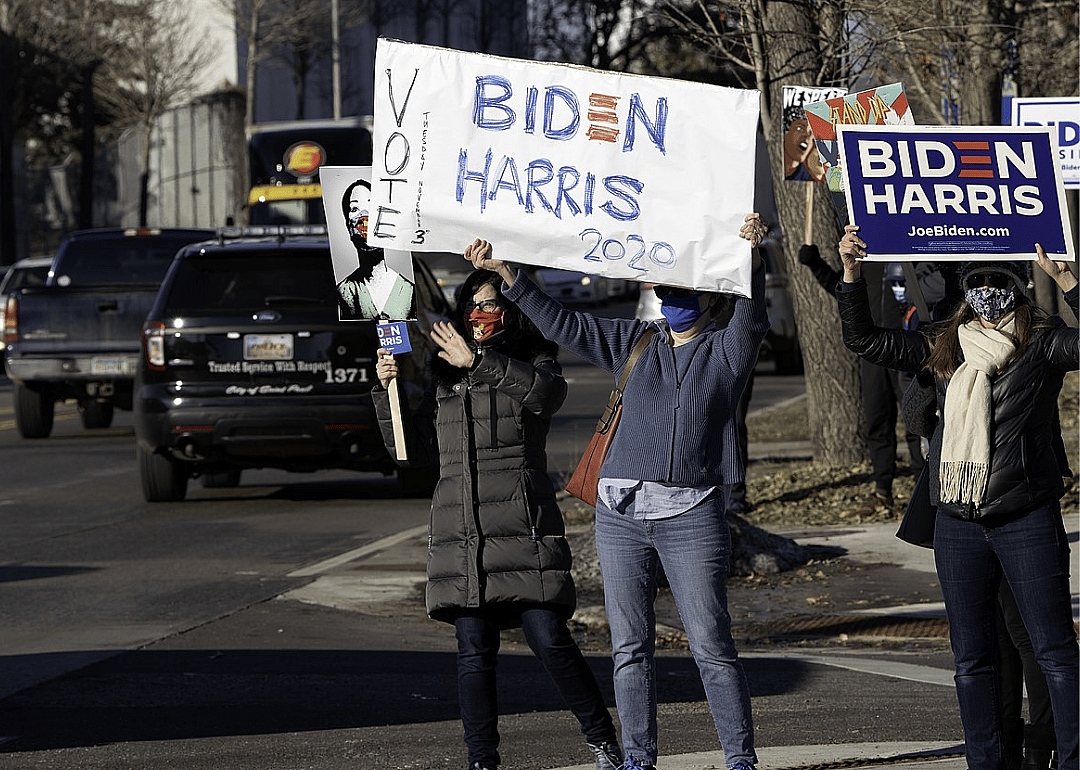 2020: First president to break 75 million votes