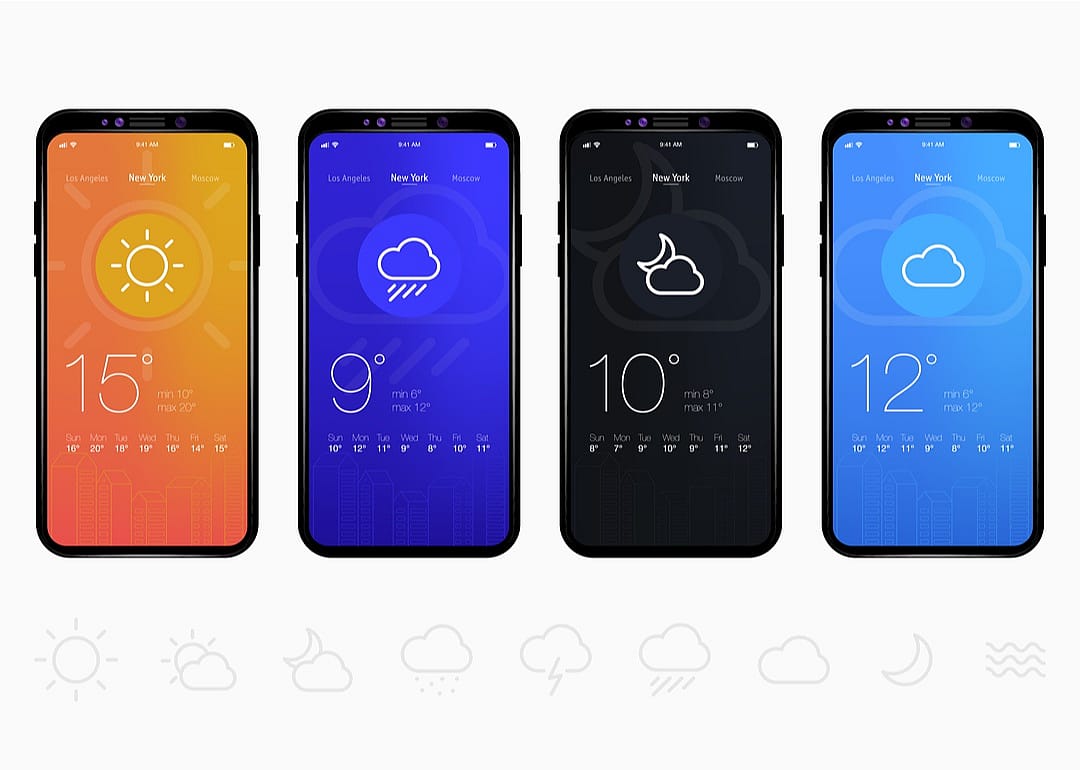 2008: Weather apps